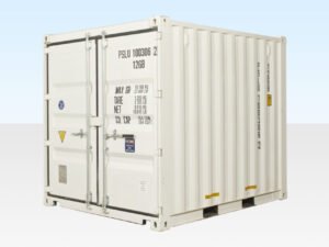 10ft x 8ft Shipping Container (One Trip) White (RAL 9003)