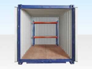 Adjustable, Heavy Duty Two Tier Racking For Rear Of Container