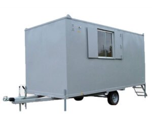 12Ft x 7Ft 6in Steel Mobile Anti-Vandal Office Cabin