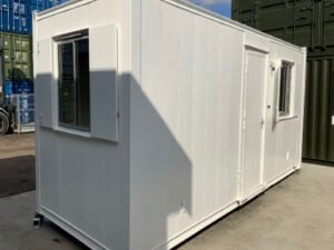 20Ft x 8Ft Steel Anti-Vandal Canteen Cabin
